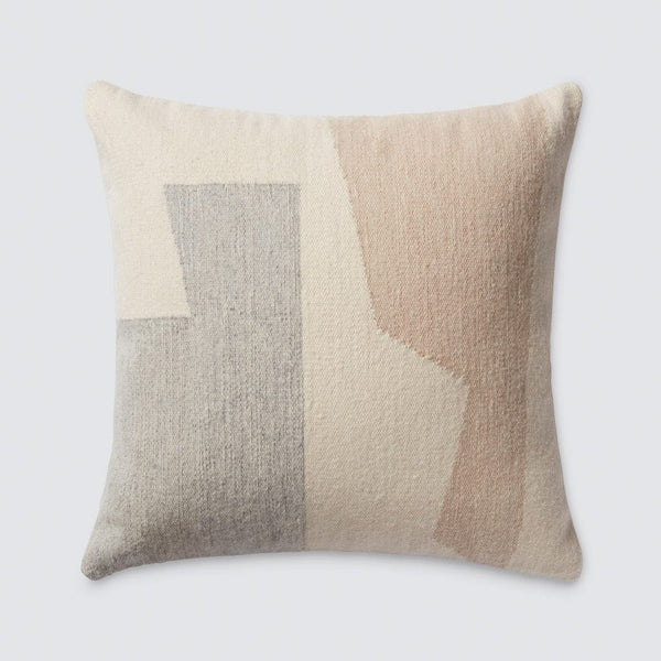 Veta Minimalist Accent Pillow Textured Throw Pillow at The Citizenry