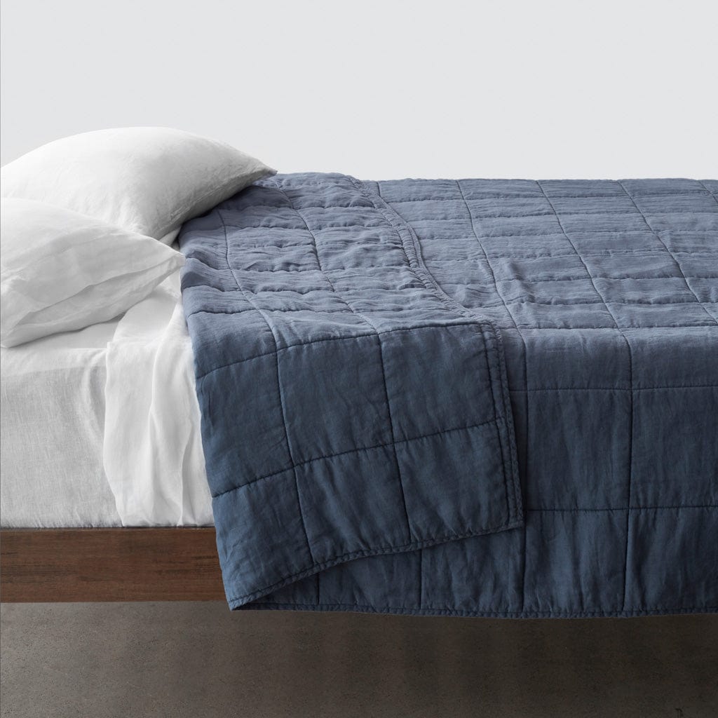 Stonewashed Linen Quilt The Citizenry