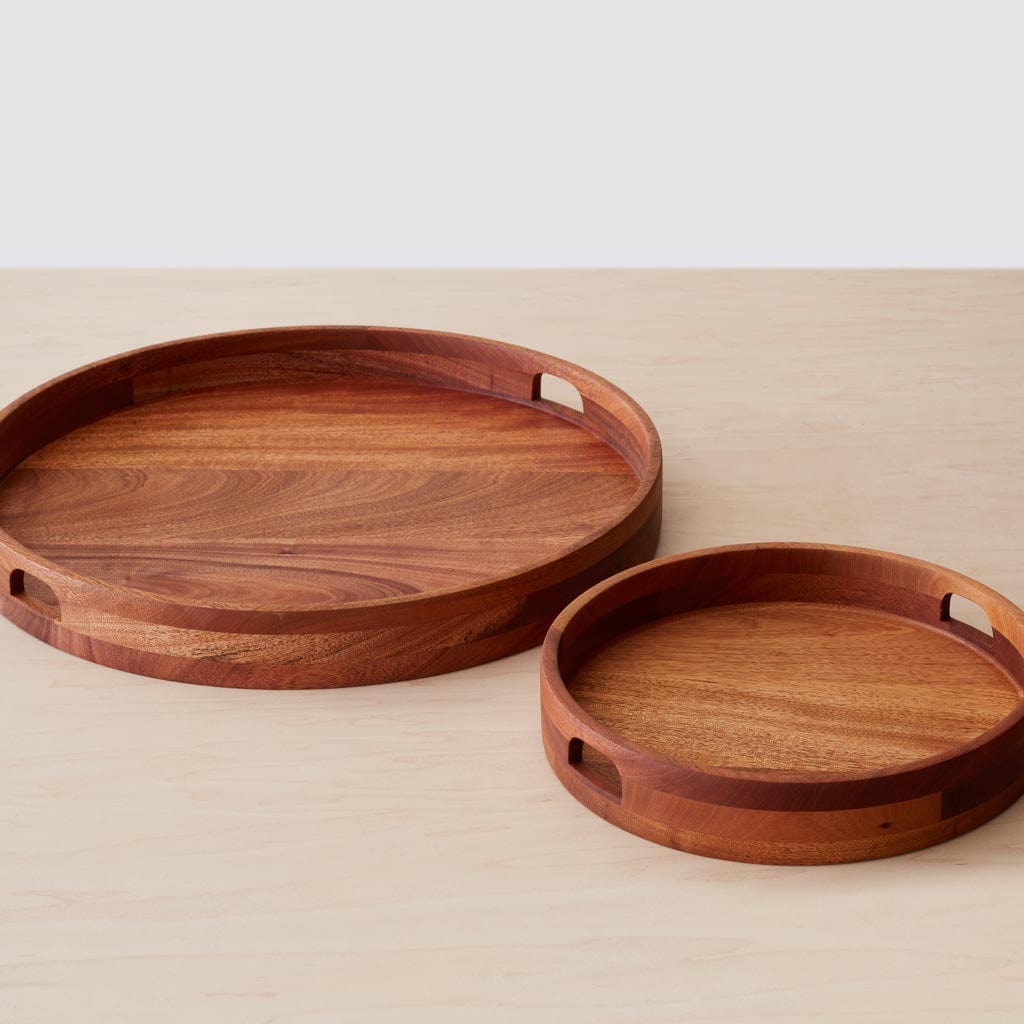 Tikal Round Wood Tray| Handmade in Guatemala – The Citizenry