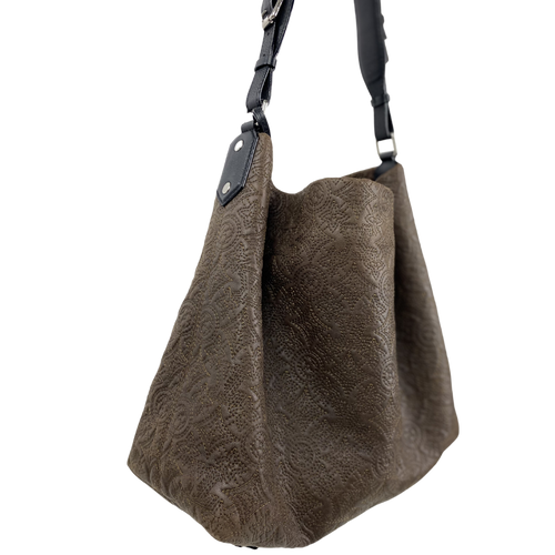 Louis Vuitton Dark Olive Monogram Antheia Leather Hobo GM Bag