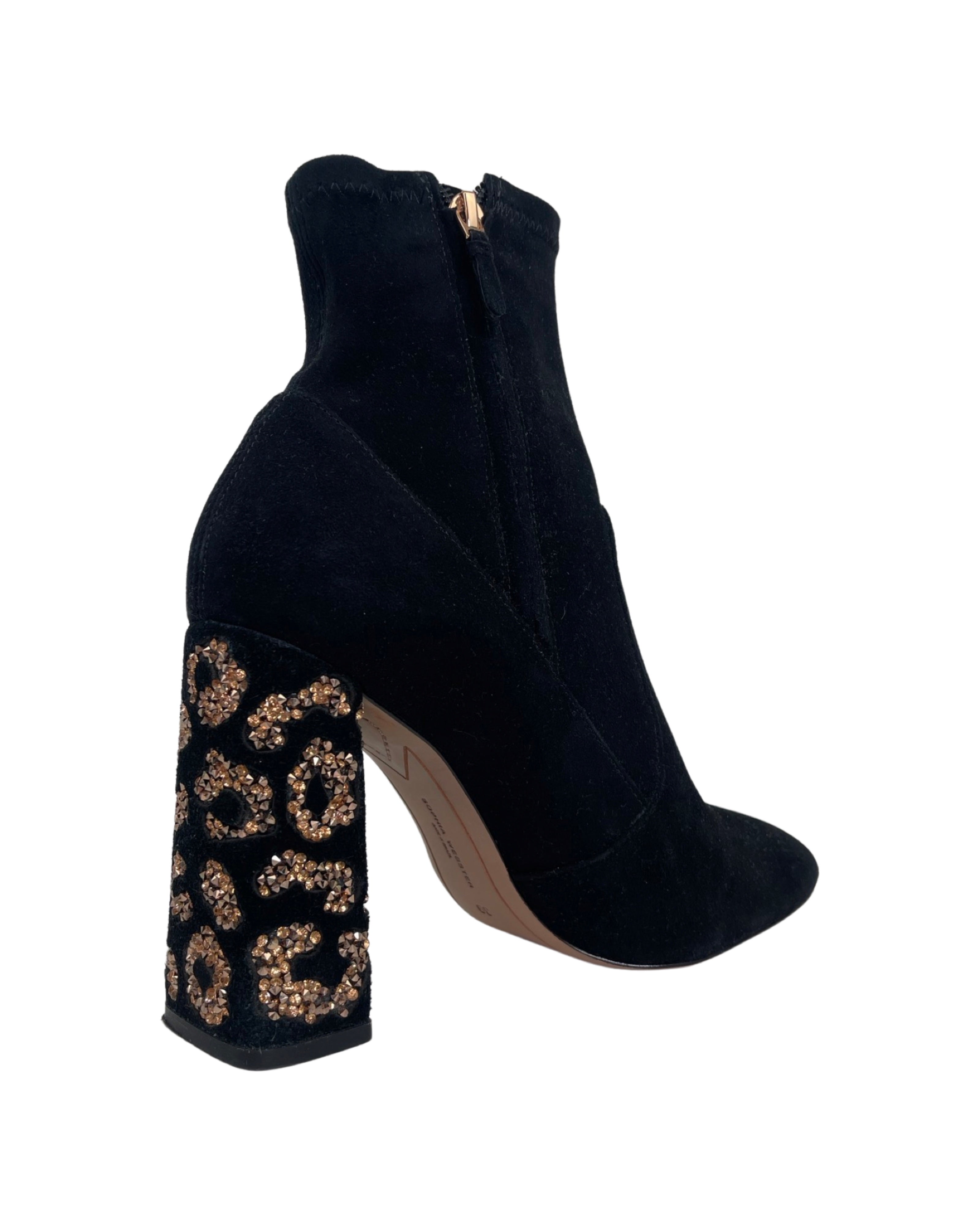 Sophia Webster Whipstitch Trim Sock Boots (Size 39) – Designer