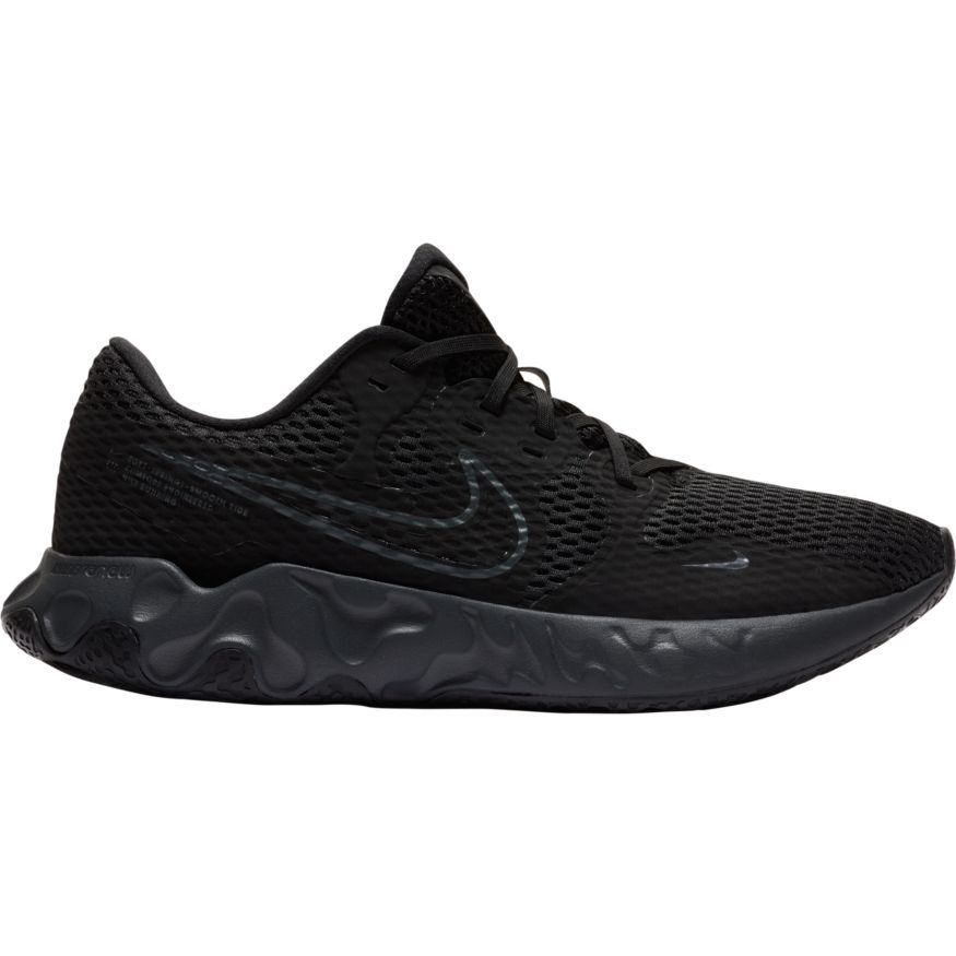 nike renew ride black running shoes