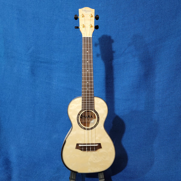 Ohana Concert CK-150QEL Laminate Eucalyptus Setup Ukulele S743