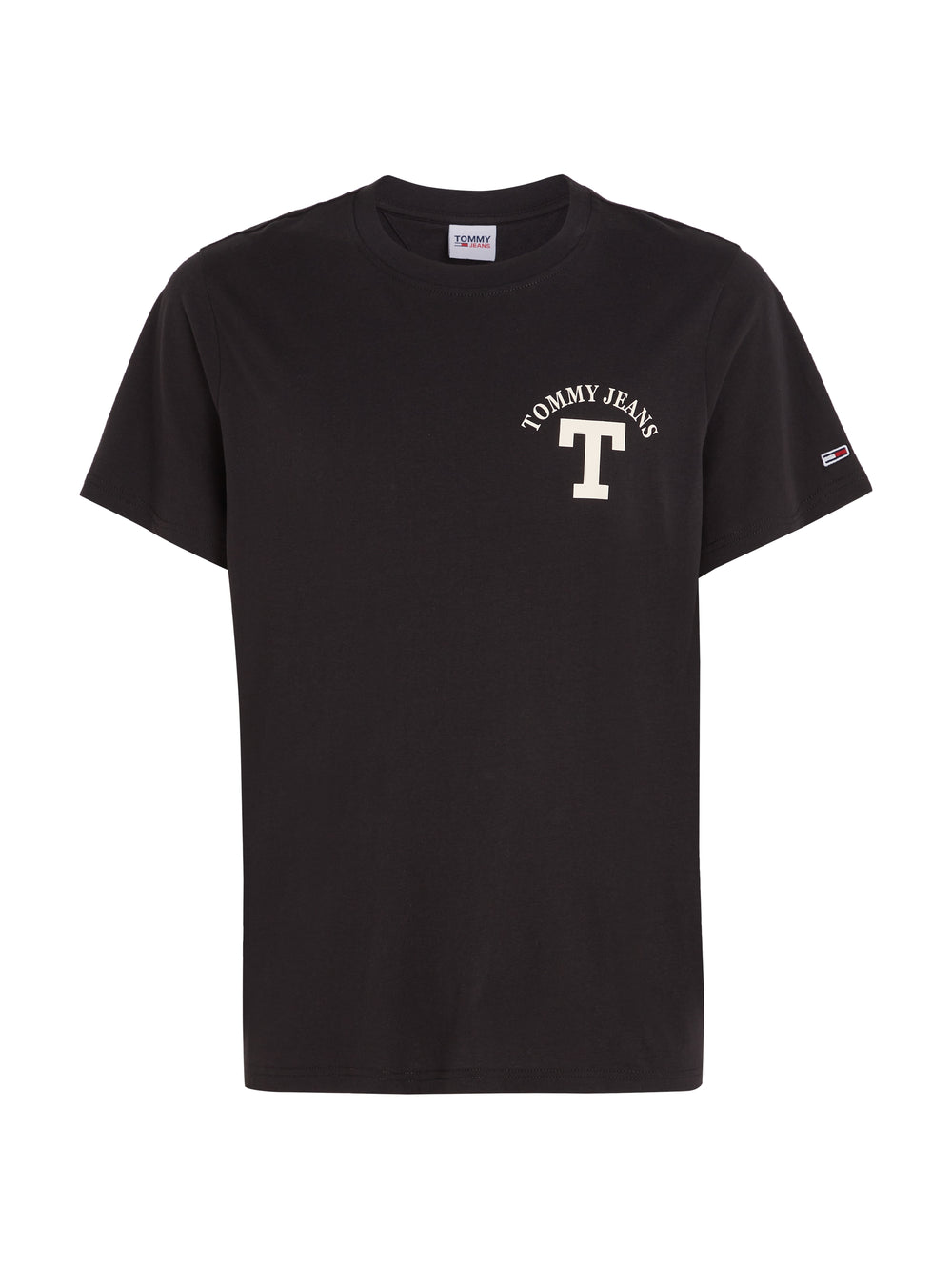 Tommy Jeans Essential Tonal Badge Relaxed Fit T-Shirt - Black - Galvin for  Men