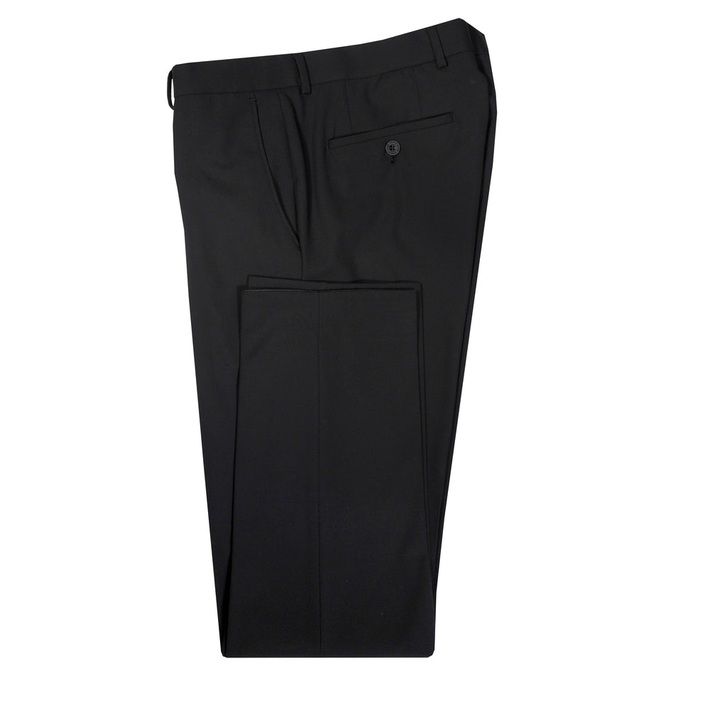 Men Black Comfort Tapered Fit Cropped Trousers – dennisonfashionindia