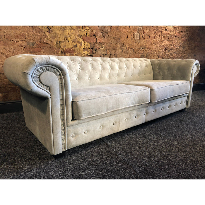 The Grande Chesterfield Grey Sofa Bed