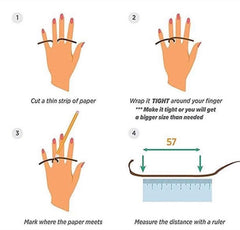 How to measure your ring size 