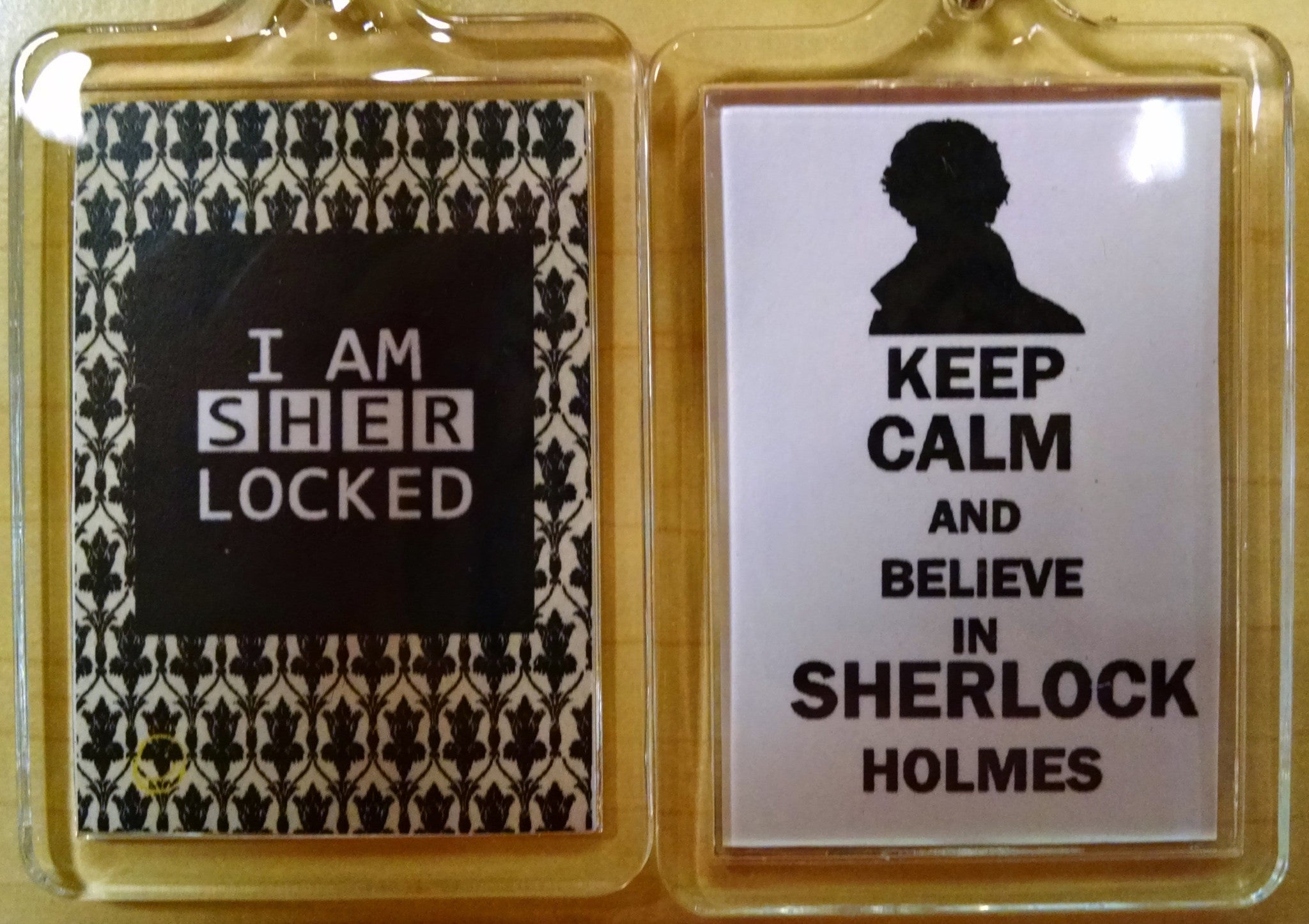 I Am Sherlocked Keychain The Marble Faun Books Gifts