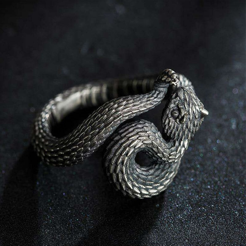 Snake-Shaped Ring with Worldwide Free Shipping – TheNineOneOne
