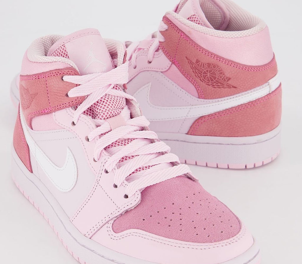 womens pink jordan 1