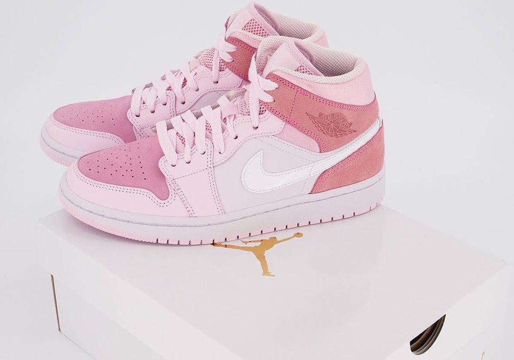 womens air jordan 1 mid digital pink