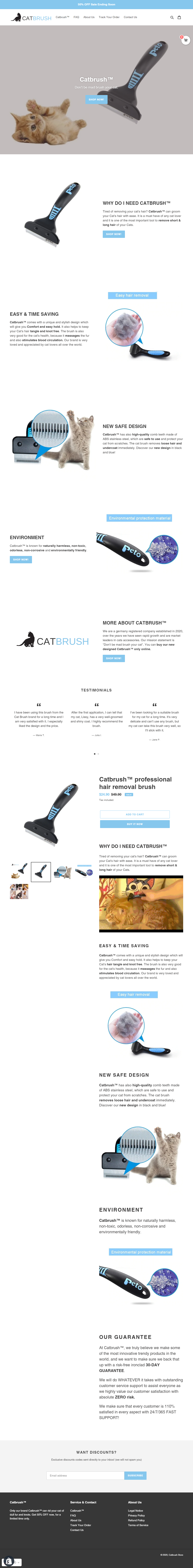 Shopify one product store