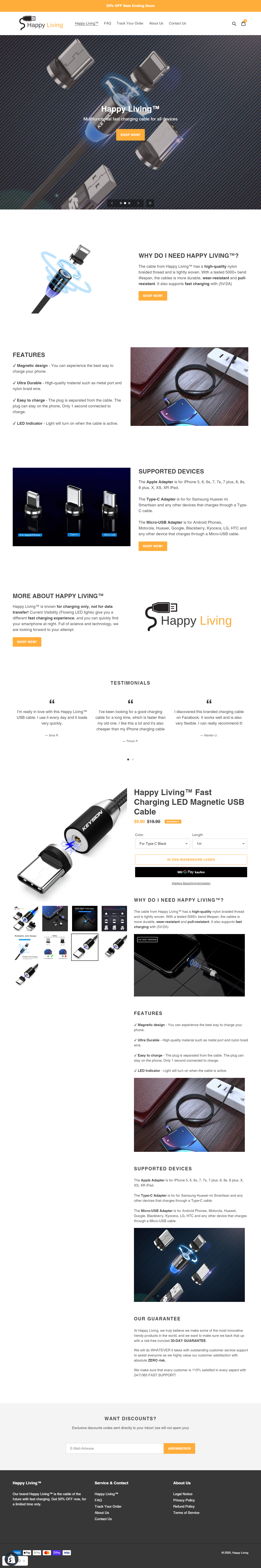 Shopify one product store