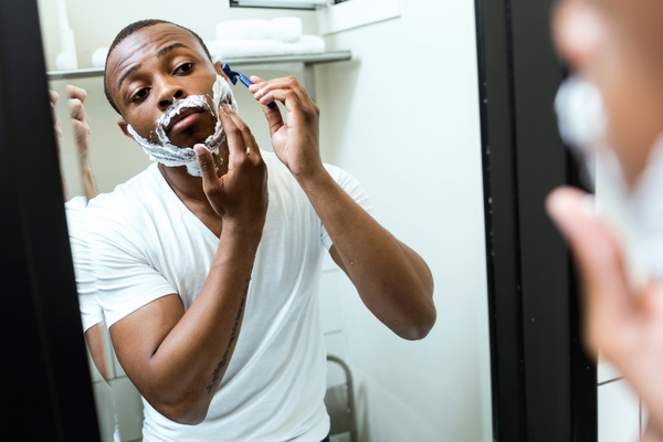 salicylic acid post shave for black men's skin care, urth