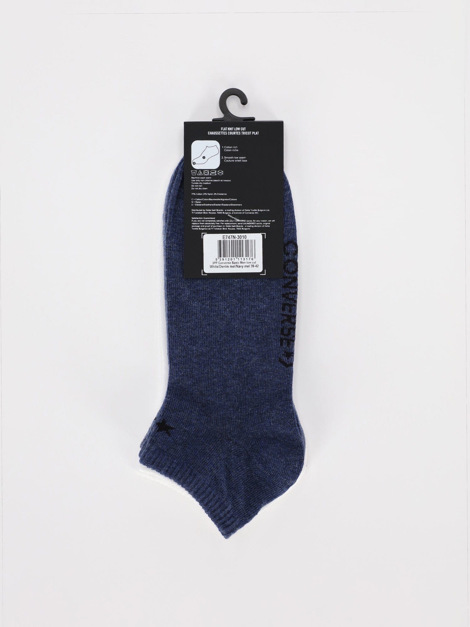 converse flat knit ultra low socks