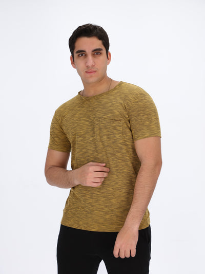 Heather Short Sleeve T-shirt with Chest Pocket