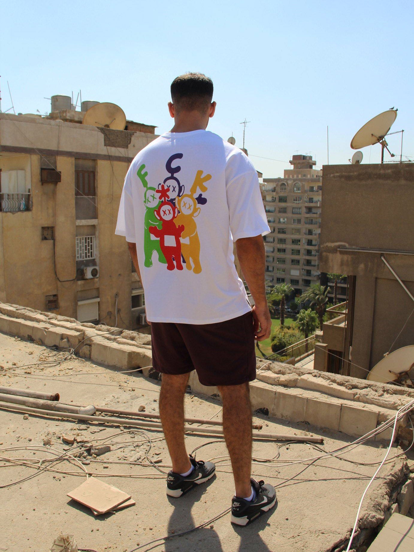 In Your Shoe Unisex The Tubbies Printed Oversized Tee