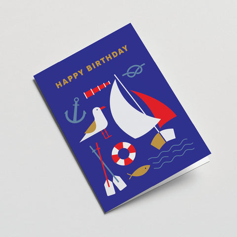 Birthday Sailor Greeting Card