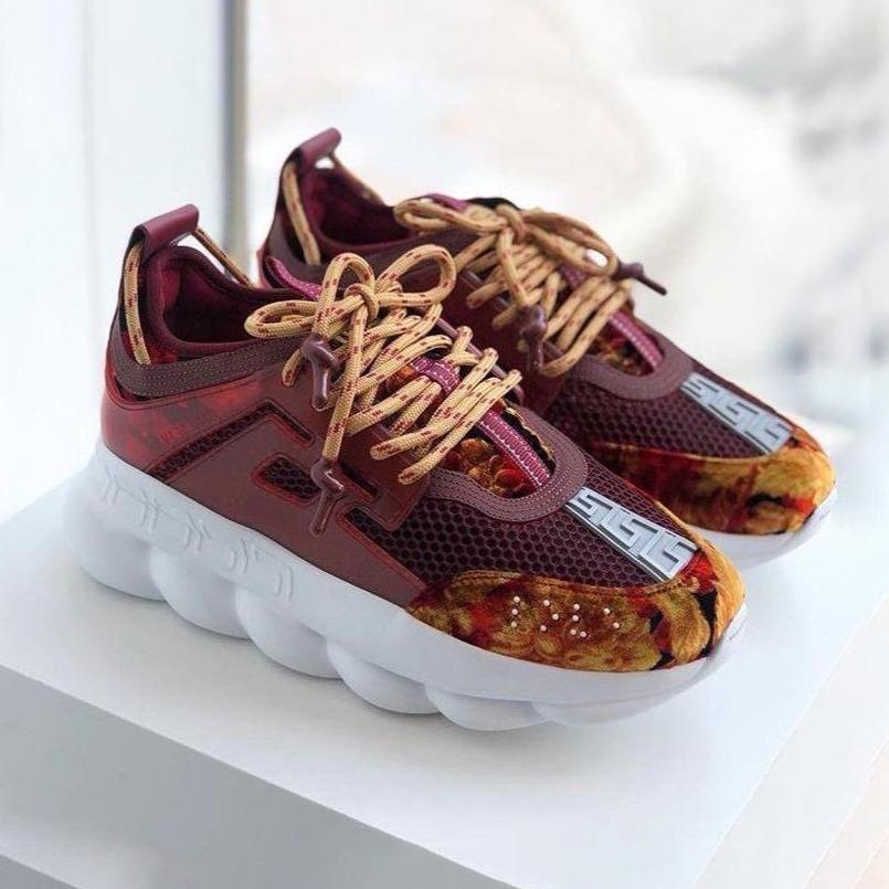 versace chain reaction burgundy