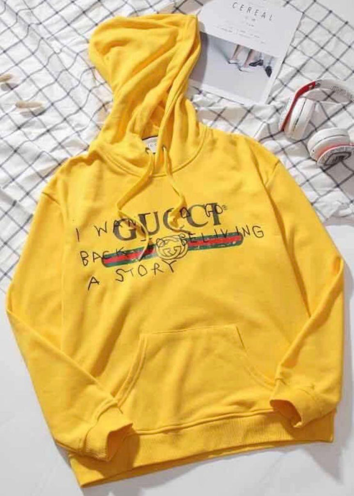 yellow gucci hoodie