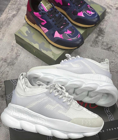 versace chain reaction triple white