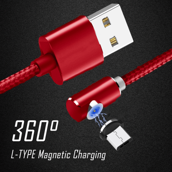 360° L-TYPE Magnetic Charging Cable