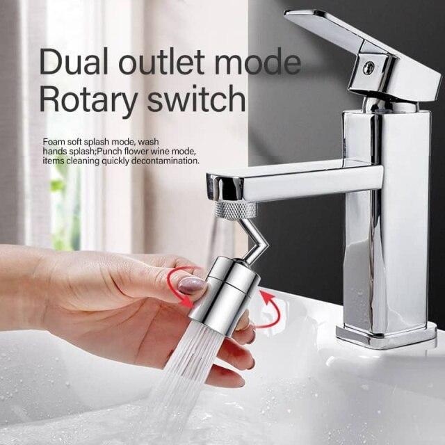 720° Universal Splash Filter Faucet Spray Head