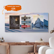 Lea Canvas Name Art Painting Spell You Name frame - Snowboard Style - customphototapestry