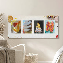 Jean Canvas Name Art Painting Spell You Name frame - Candy Style - customphototapestry
