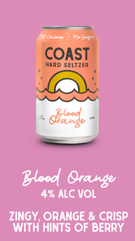 Coast Hard Seltzer Blood Orange