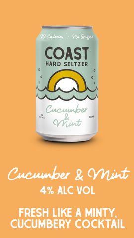 Coast Hard Seltzer Cucumber & Mint