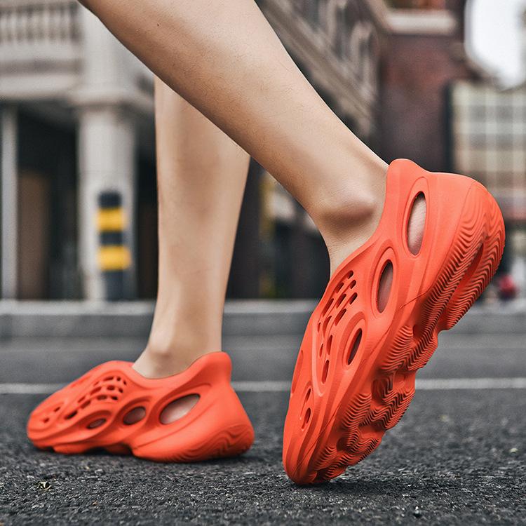 orange foam runner