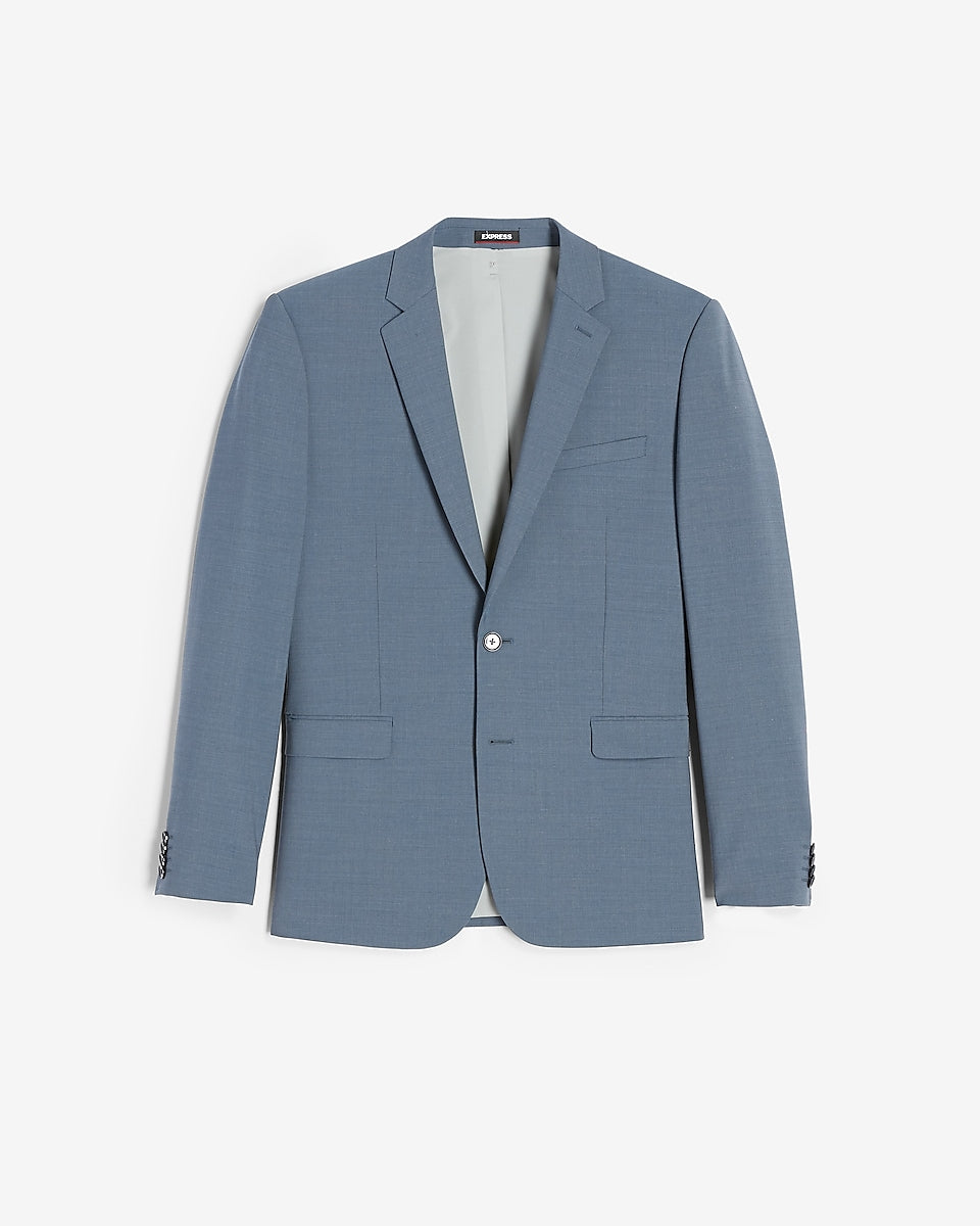 Express Men | Extra Slim Dusty Blue Modern Tech Suit Jacket in Dusty ...