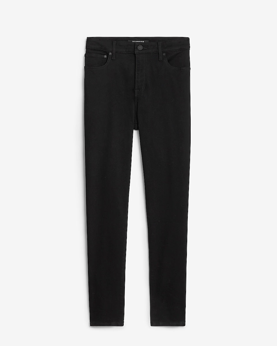 Express Men | Slim Black Hyper Stretch Jeans in Black | Express Style Trial