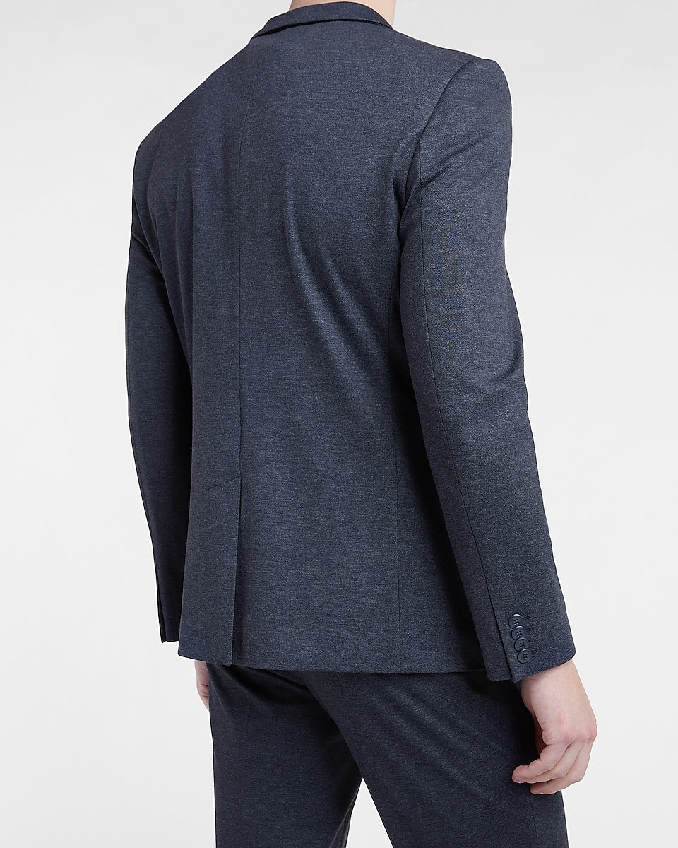 Express Men | Slim Textured Navy Luxe Comfort Soft Suit Jacket in Navy ...