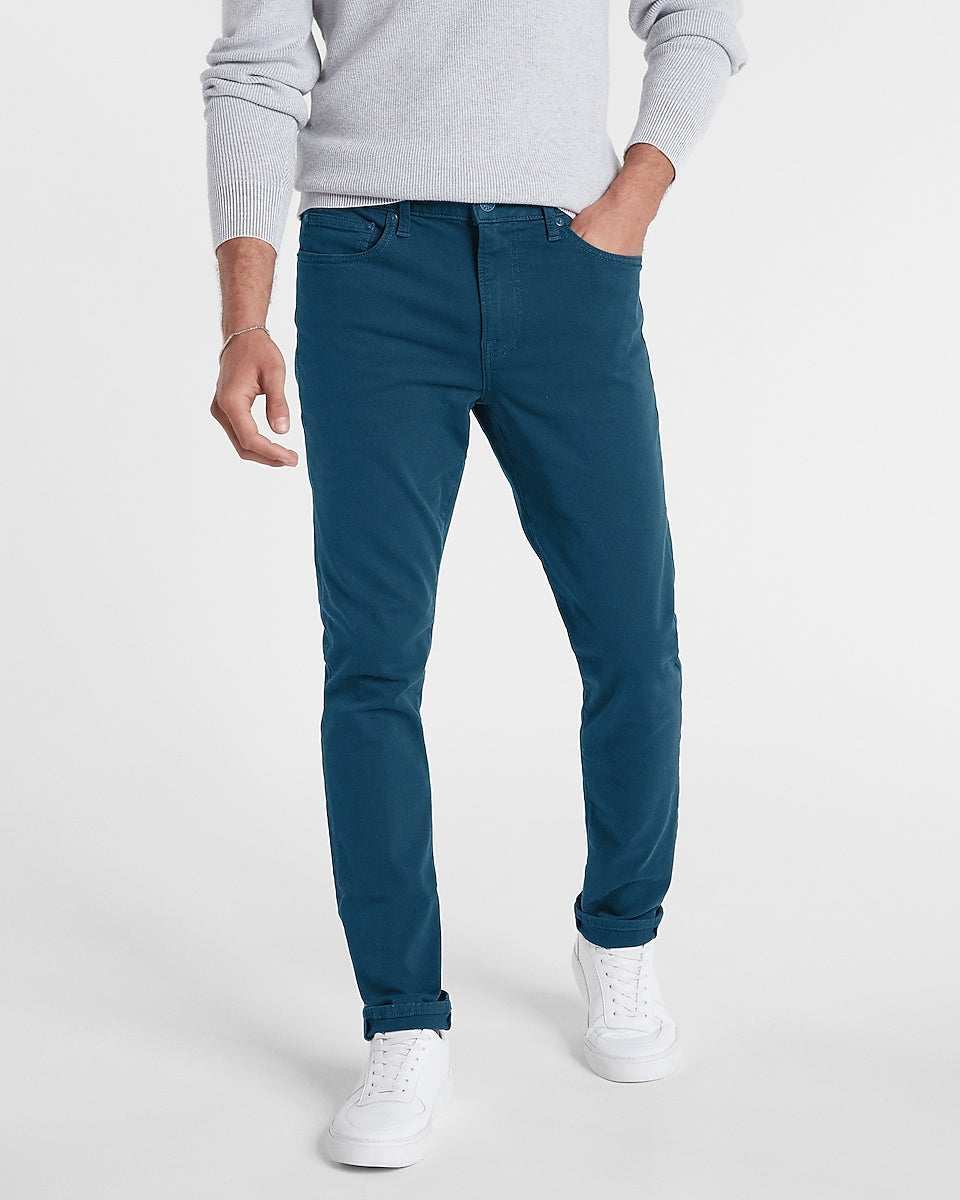 Express Men | Slim Blue Supersoft Jeans in Windsor Blue | Express Style ...