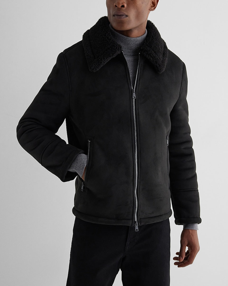Faux leather - Coats & jackets - Clothing - Man - PULL&BEAR Philippines /  Repúblika ng Pilipinas