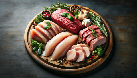 Lean meats such as chicken, beef, and turkey are excellent sources of protein.