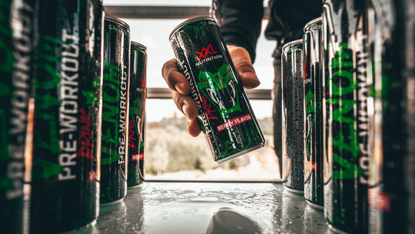 Refreshing Berry flavored Venom Pre-Workout Drink ready-to-drink can, perfect for boosting energy and endurance in Malta's fitness enthusiasts.