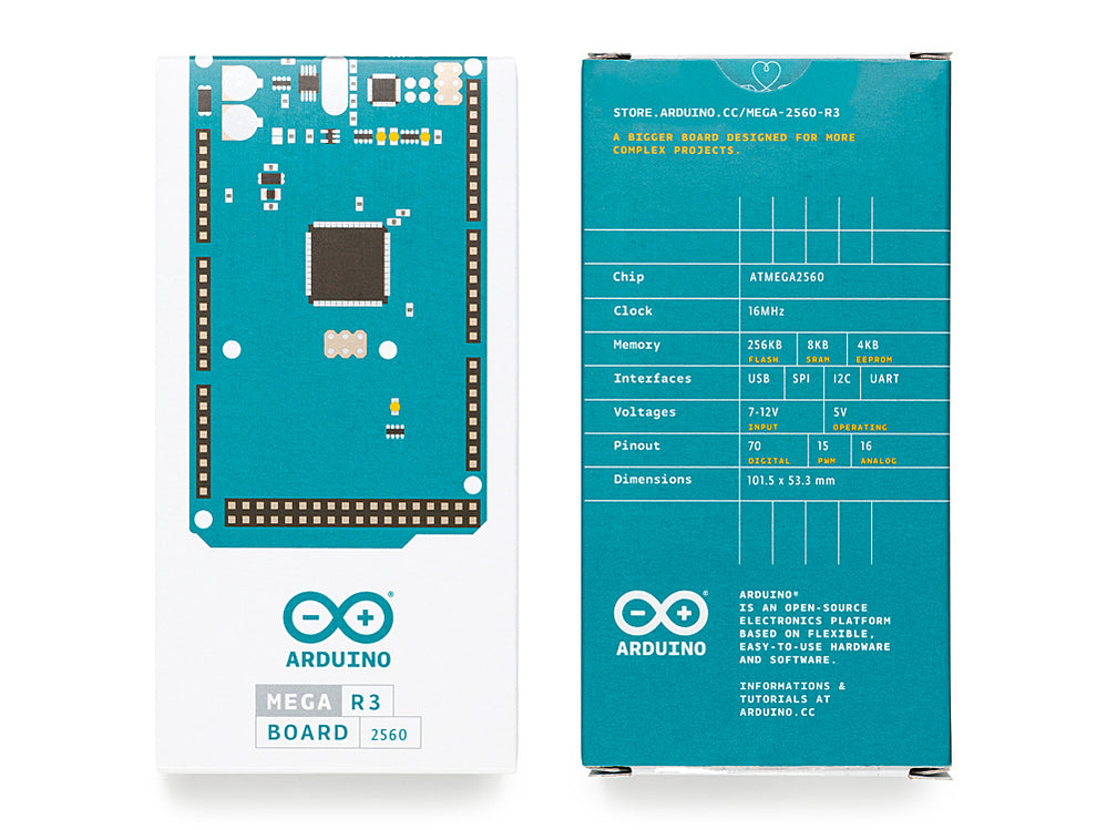 Arduino Mega 2560 Rev3 — Arduino Official Store 9179