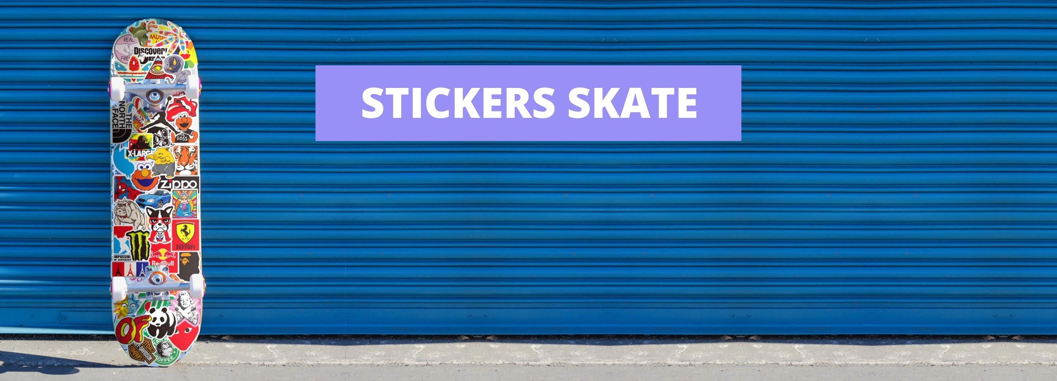 Stickers Skate Stickers Marque Autocollants de Voiture drôle Planche à  roulettes Autocollants Snowboard Autocollants a