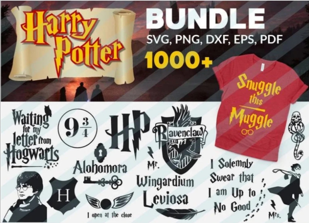 Download 1000 Harry Potter Svg Bundle Svgbundle4u 3D SVG Files Ideas | SVG, Paper Crafts, SVG File