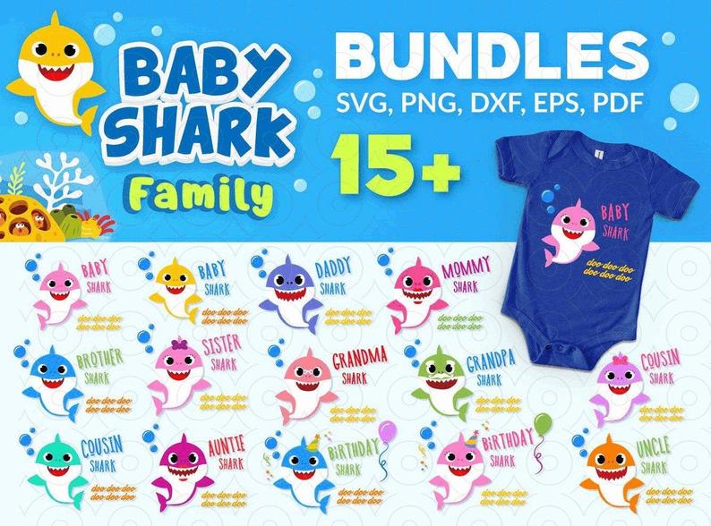 400 Baby Shark Svg Mega Bundle Svgbundle4u