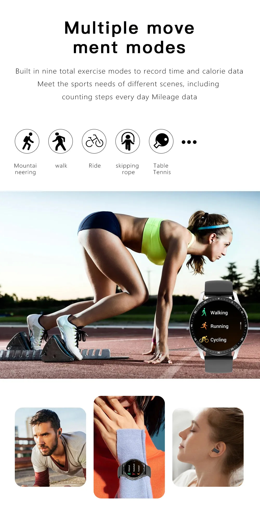 smartwatch with earbuds