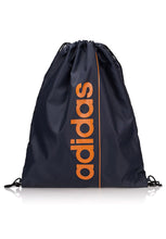 Load image into Gallery viewer, Adidas Linear Essentials Navy and Orange Gymsack Drawstring Bag for Men
