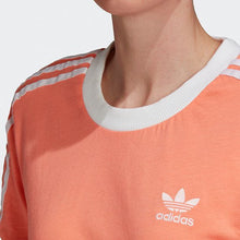 Load image into Gallery viewer, Adidas Originals 3 Stripe Coral T-Shirt for Women
