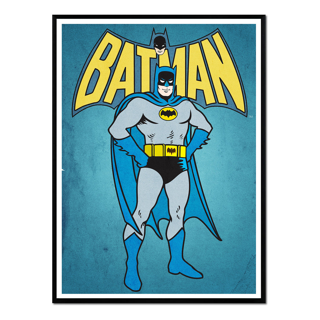 Comprar póster Batman Azul y Amarillo online | Momark – Art Studio