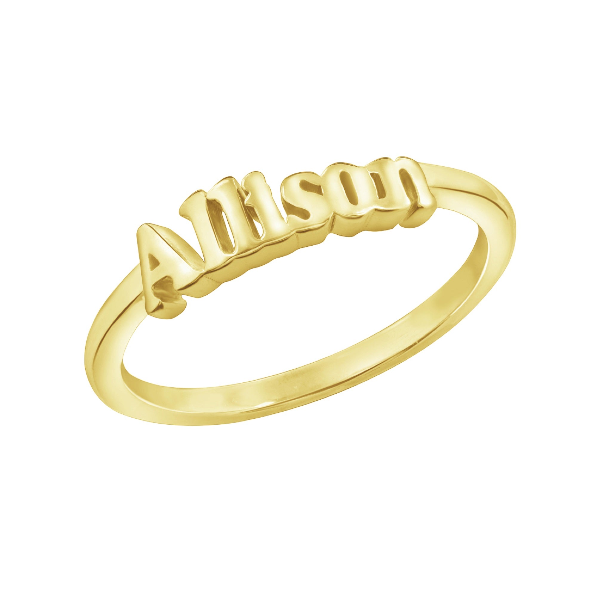 Personalized Name Ring – Jadmire Jewelry