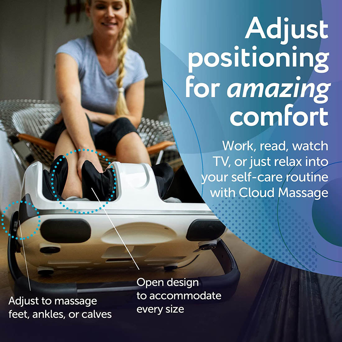 Shiatsu Foot & Calf Massager with Remote