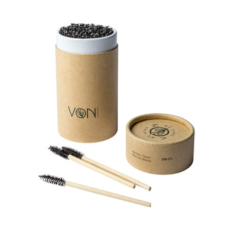 Von Beauty Bamboo Classic Mascara Wand  Open Box Biodegradable
